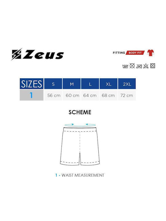 Zeus Бермуди Мъжко спортно клинче късо черно Zeus Бермуди Мъжко спортно клинче късо черно
