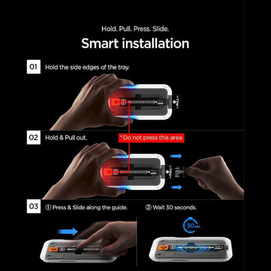 Spigen Gehärtetes Glas 2 Stück Für Nothing Phone (4a)