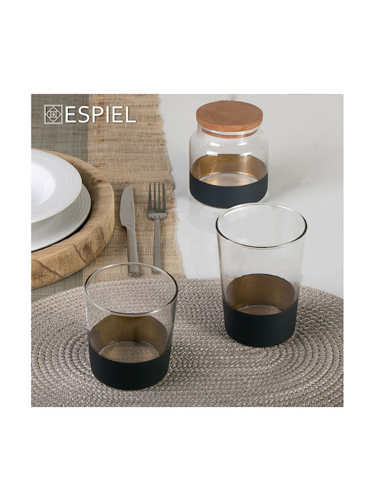 Espiel Alfa General Use Glass Transparent Jar with Lid 635ml 1pc