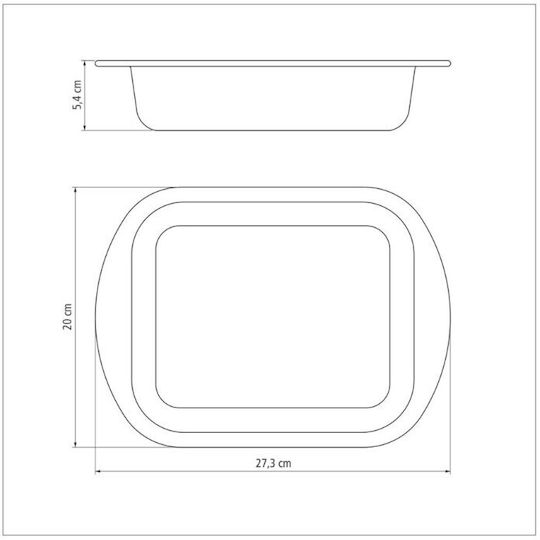 Tramontina Backform aus Aluminium Tramontina Backform aus Aluminium