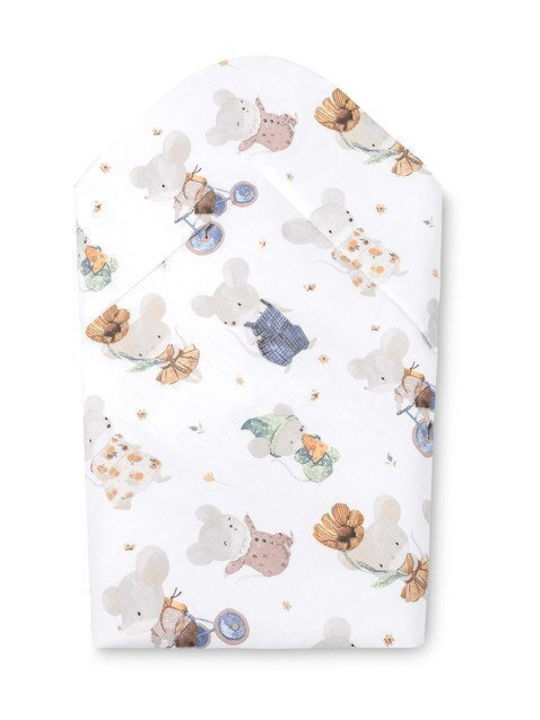 Sensillo Pătură Pepinieră Swaddling 100% Bumbac Gri 75x75 cm