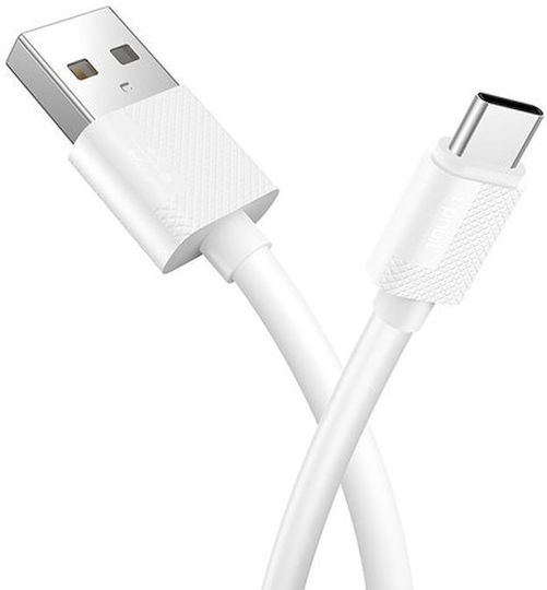 T-Phox Cablu USB 2.0 USB-C masculin - USB-A Alb 1.2m