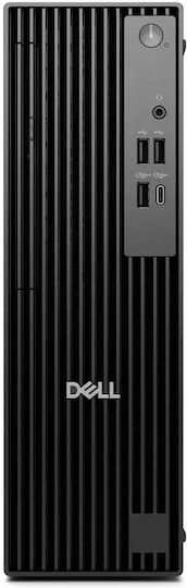 Dell Pro Slim QCS1255 Компютър в компактен формат (Ryzen 5-8600G/64GB DDR5/512GB SSD/W10 Pro)