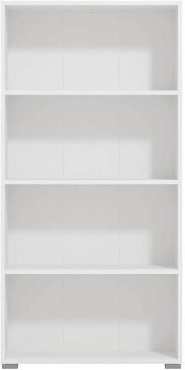 Ordina 4 Библиотека Подова Пластмасова Бяла 70x25x142cm Ordina 4 Библиотека Подова Пластмасова Бяла 70x25x142cm