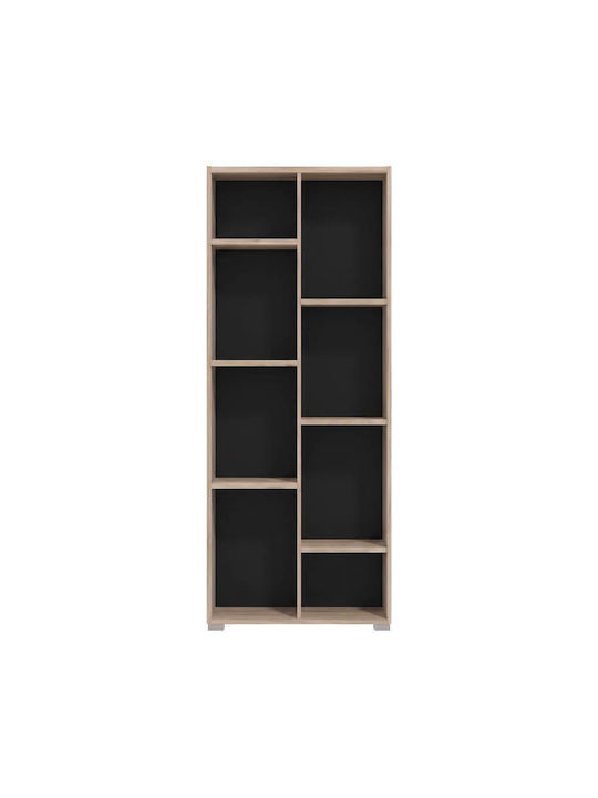 Modulus 4 Kinder Bücherregal Boden Kunststoff Graue 70x33x142cm