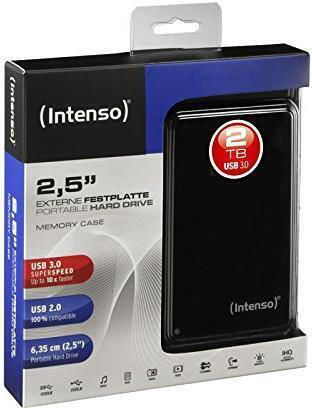 Intenso Memory Case USB 3.0 External 2.5" HDD 2TB Black