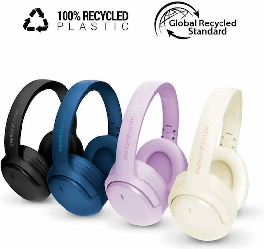 Wireless / Wired Over Ear Headphones with 2 hours of Operation Purple