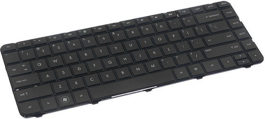 Movano Keyboard for Pavilion G3/G4/G6/CQ43 US without Frame English (US) Black (CQ43)
