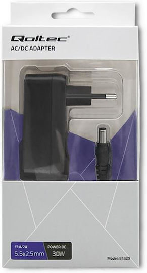 Qoltec Universal Power Adapter 15V 2A 30W (51520)