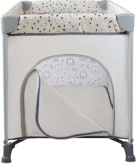 Belletti Babybett mit Matratze Grau 120x60cm