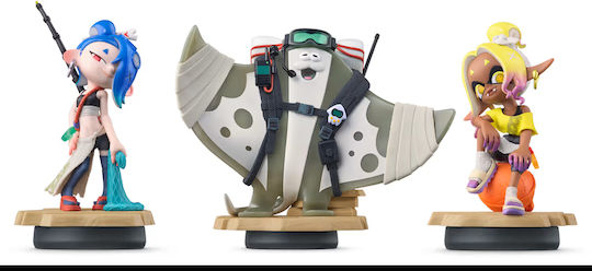 Nintendo Amiibo Splatoon Raiders Shiver Frye & Big Man Фигурки на герои