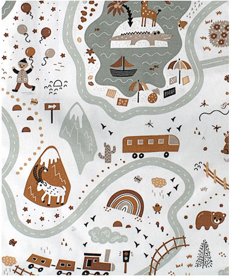 Dimcol Countryside Тюркоазени 80x110 см