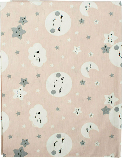 Dimcol Smile Бебешки Чаршаф За Количка Памук 80x110бр
