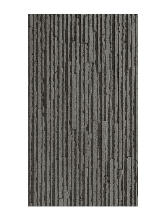 3D Wandpaneele mit Kleber Graue 60x120cm 10Stücke