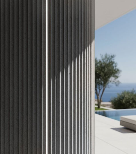 Panouri Decorative 3D Cu Adeziv Gri 60x120cm 8 Buc