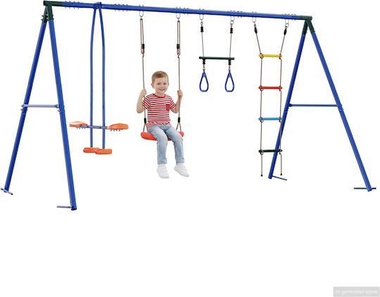 vidaXL Hanging Swing for 3+ Years Multicolour