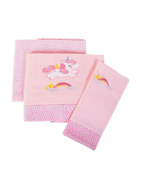 Dimcol Set Unicorn Roz 120x170 cm
