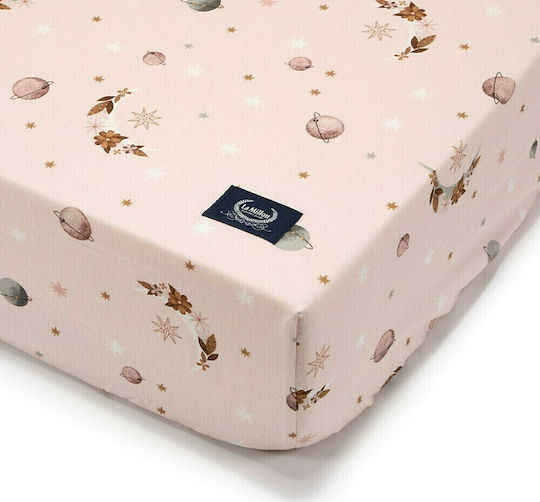 La Millou Fly Me To The Moon Baby Sheet Crib Cotton Fitted 70x140cm