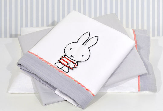 Miffy Set Gri 110x160 cm