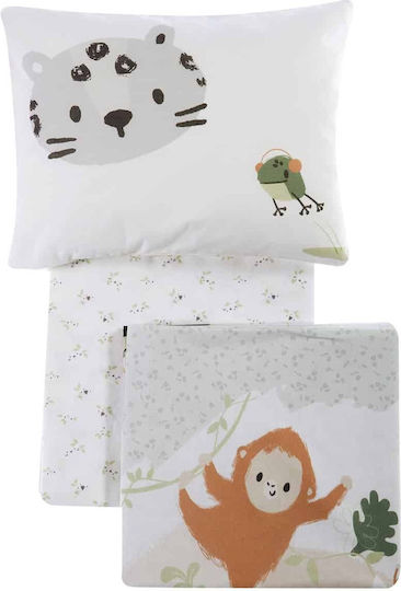 Nef-Nef Homeware Set Survivors Gray 120x170cm