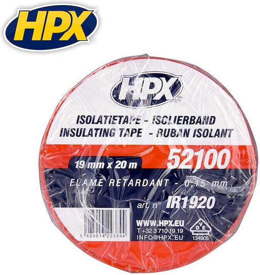 HPX Insulation Tape 19mm x 20m 52100 Red