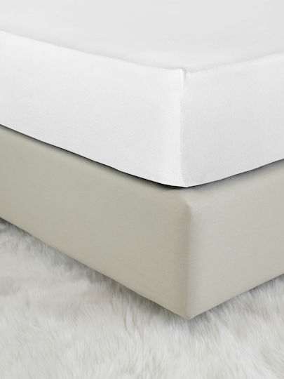 Nima Lenjerie De Patut Bebe Cu Cauciuc Tender Alb 70x140cm