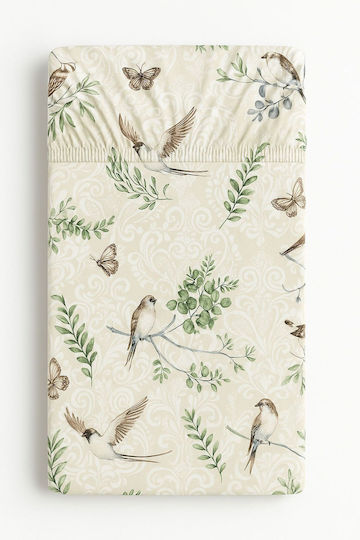 My Sweet Baby Braunes Baby Bettlaken 120x60cm