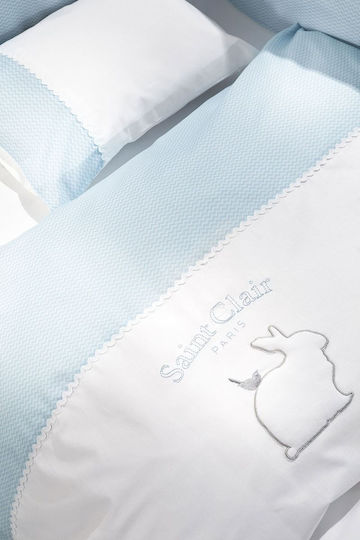Saint Clair Σετ Lapin Μπλε 110x170εκ. Saint Clair Σετ Lapin Μπλε 110x170εκ.