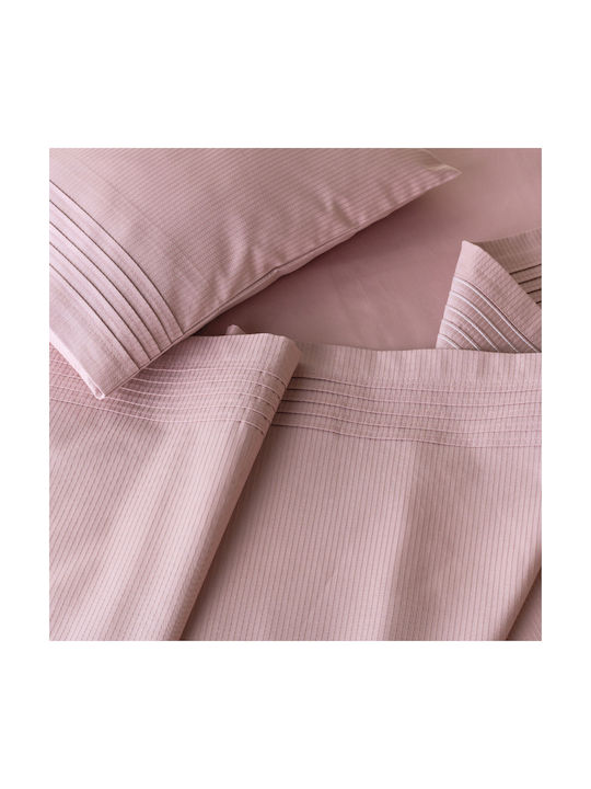 Kentia Set Baby Sheets Crib Cotton Whisper 14 Pink 120x170cm