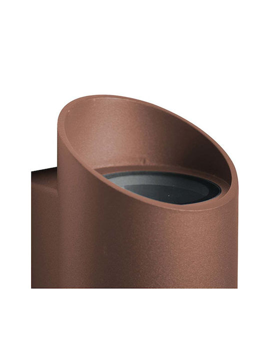 Nordlux Round 22 Lumină de exterior montată pe perete GU10 IP54 Dublu Fascicul 23.5x7.7x9.5εκ.