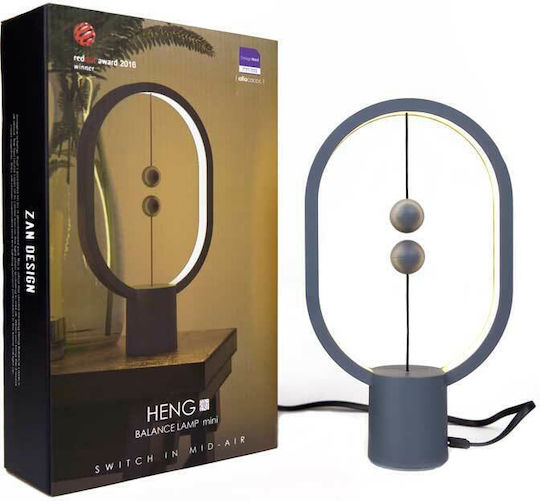 Allocacoc Διακοσμητικό Φωτιστικό Heng Balance Lamp Ellipse Mini LED Θερμό Λευκό 3500K 14εκ.