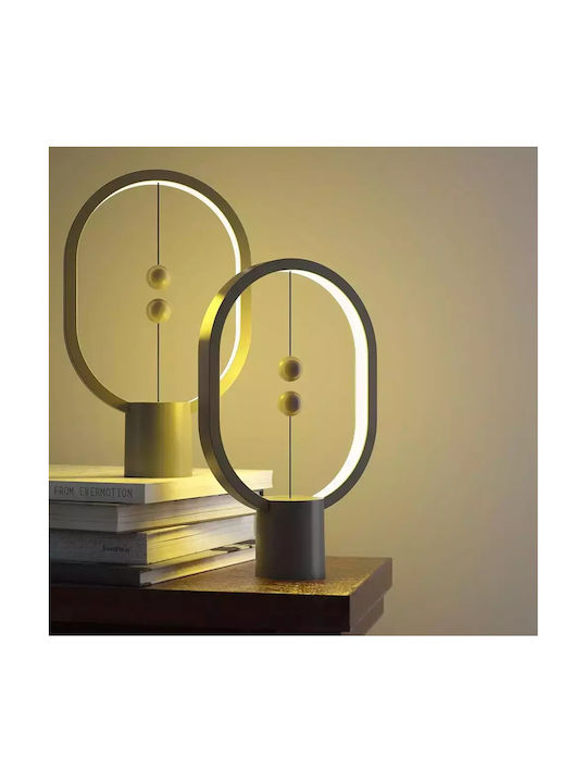 Allocacoc Διακοσμητικό Φωτιστικό Heng Balance Lamp Ellipse Mini LED Θερμό Λευκό 2700K 14εκ.