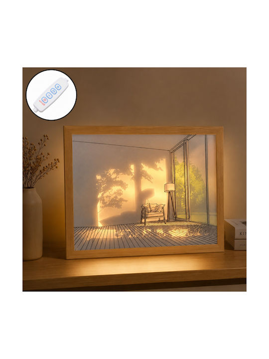 Decorative LED Lighted Warm White Board