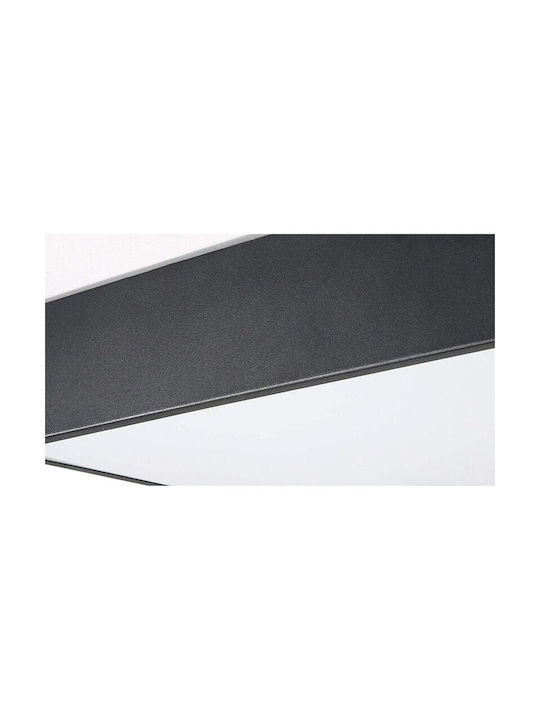 Ceiling Light 23cm Black with Integrated LED