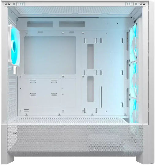 Cougar RGB геймърски Midi Tower компютърна кутия бяла