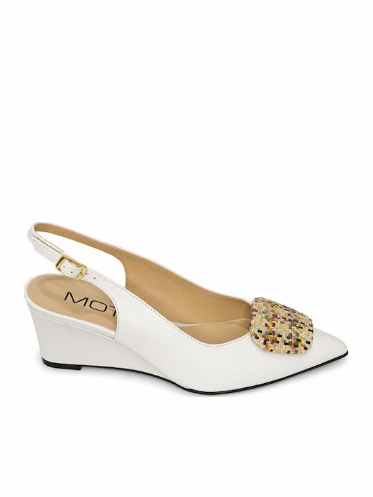 Leder Pumps Beige