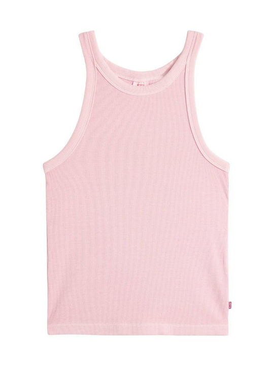 Essential Women's Cotton Sleeveless Pink Blouse