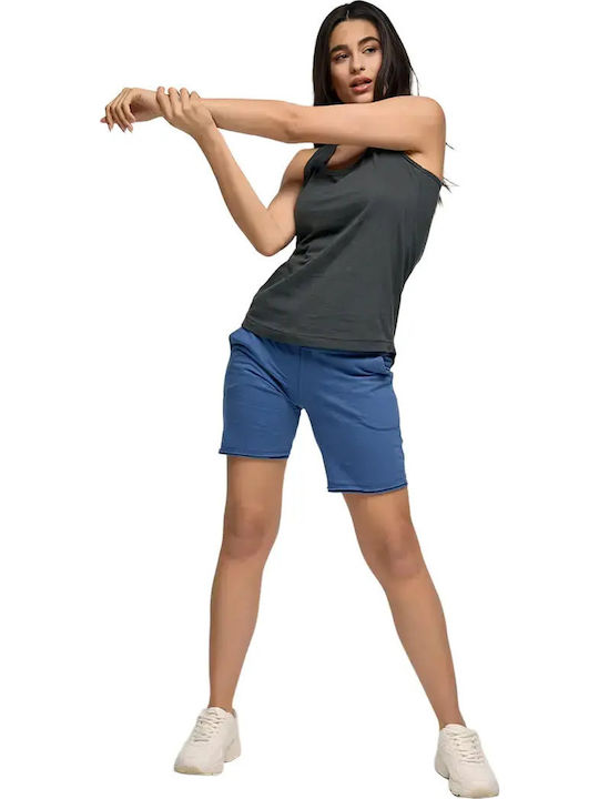 Women's Sleeveless Sports Blouse Gray