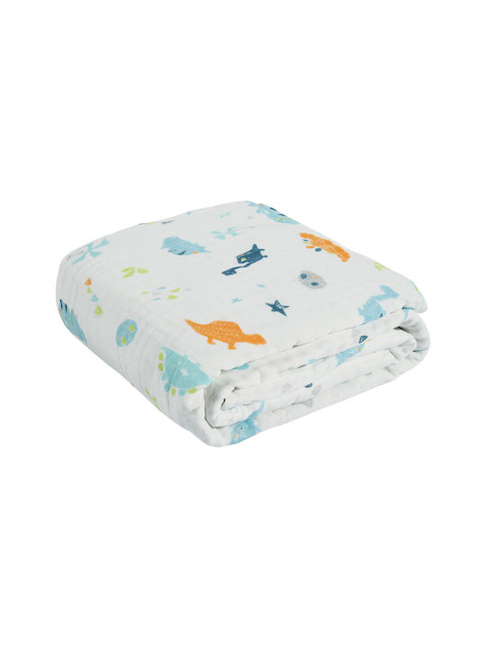 Das Home Blanket Nursery Swaddling Blankets 6623 Cotton Red 80x105cm