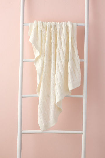 GM Home Κουβέρτα Αγκαλιάς & Λίκνου Braid 75x90εκ.