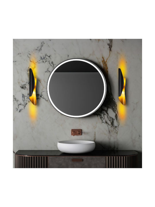 Opviq Flare Lamp Wall with Socket G9 Black 8x11x40cm