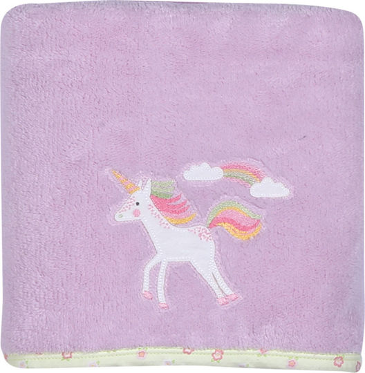 Nef-Nef Homeware Pătură Pepinieră Swaddling Rainbow Story 80x110 cm