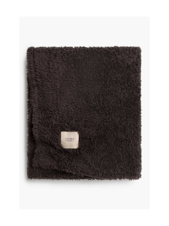 Calma House Decke Kinderbett Tedy Schwarz 120x180cm