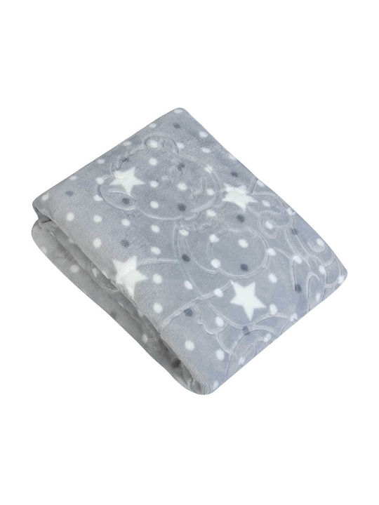 Greenwich Polo Club Blanket Nursery Swaddling Blankets 8832 Fleece Gray 80x110cm