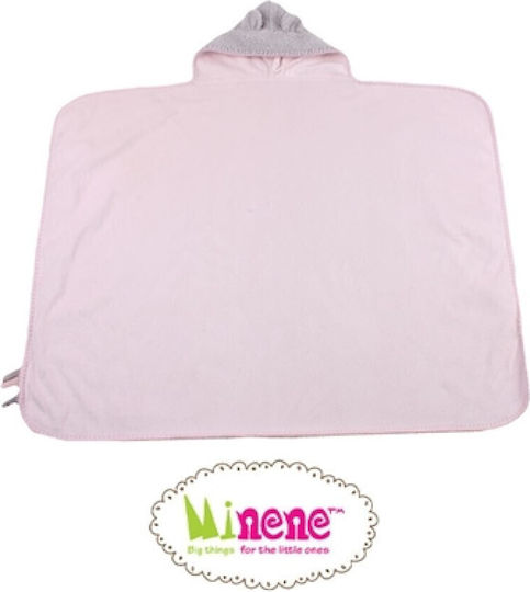 Minene Decke Wickeltücher für Kinderzimmer Rosa Pink/Grey 70x90cm