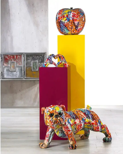 Gilde Decor Pentru Masă Măr „Street Art” 29×29×27,5 cm