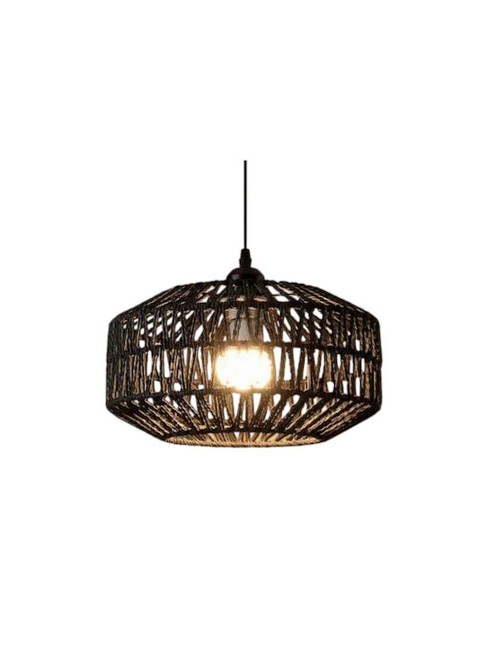 Corp de Iluminat Suspendat Boho din Rețea cu Soclu E27 31x16cm