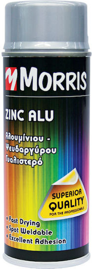 Benman Spray Galvanisation Zinc Alu with Shiny Effect Silver ZincAlu 400ml