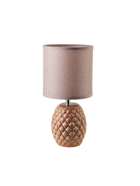 Lampa Tischlampen mit Orangefarbenem Hut und Basis