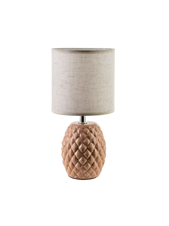 Lampa Tischlampen mit Orangefarbenem Hut und Basis